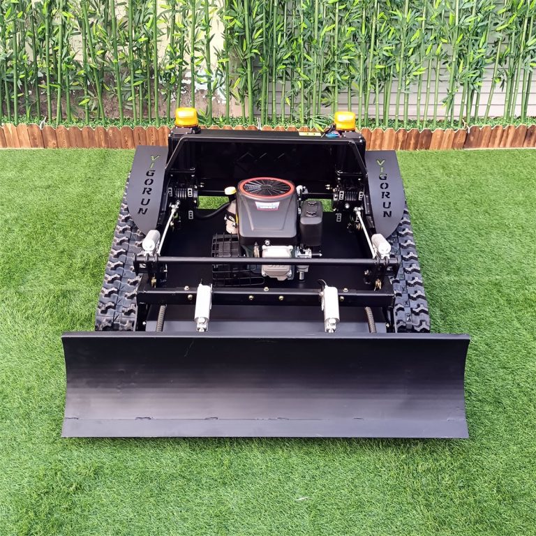 CE EPA Euro V gasoline engine remote control wheeled flail mower for tall reed