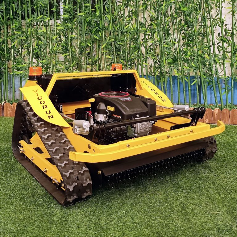 remote controlled rubber track ditch bank lawn mower for sale