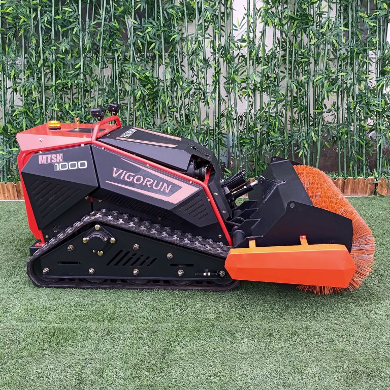 agriculture gasoline powered time-saving and labor-saving versatile wireless radio control brush mulcher