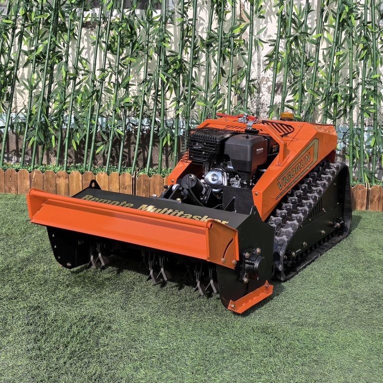 Best price unmanned wheeled greenhouse grass trimmer